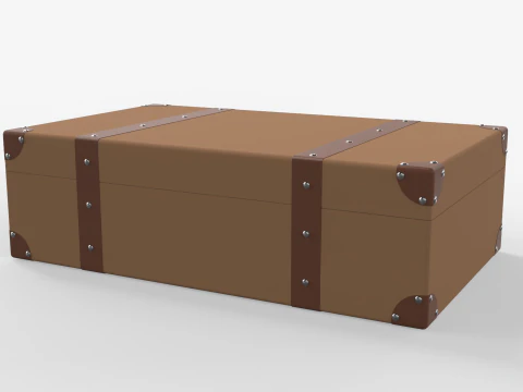 Vintage Suitcase 3D Model