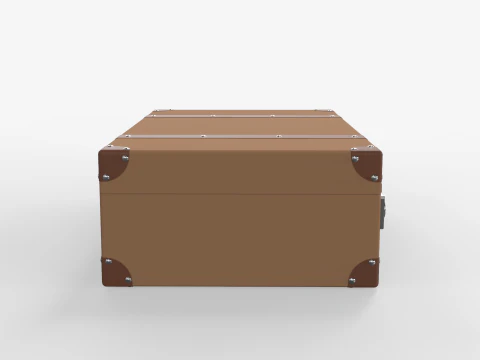 Vintage Suitcase 3D Model