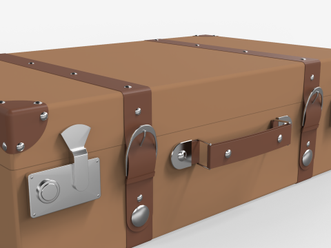 Vintage Suitcase Modello 3D
