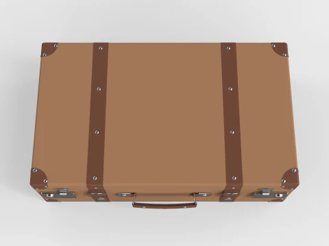 Vintage Suitcase 3D Model