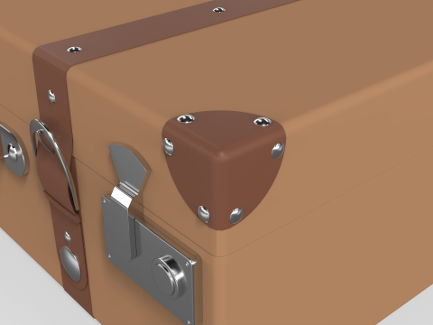 Vintage Suitcase Modello 3D