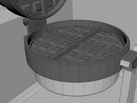 Waffle Maker Model 3D