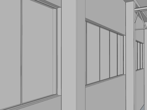 Warehouse Interior 1 3D Model