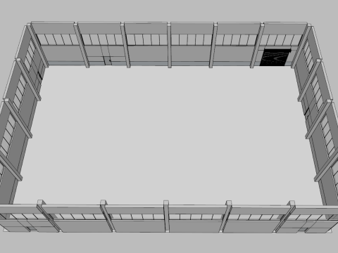 Warehouse Interior 1 3D Model