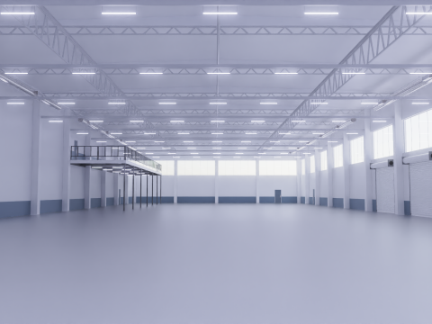 Warehouse Interior 2 3D 모델