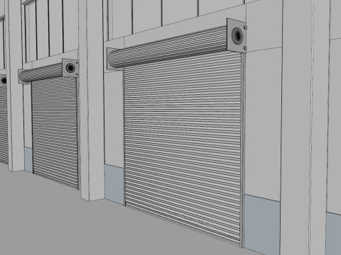 Warehouse Interior 2 3D 모델