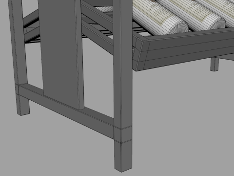Wine Bottles Display 3D Model