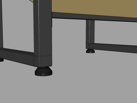 Wooden Boxes Display Rack 3D Model