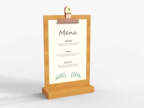 Support en bois Modèle 3D