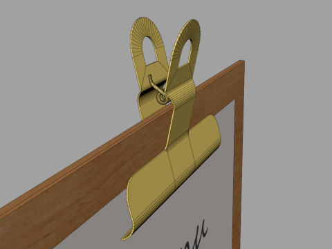 Wooden Holder 3D Model