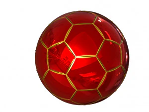 Fútbol explotado Modelo de impresión 3D