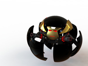 SW100 Iron Bot 3D 打印模型
