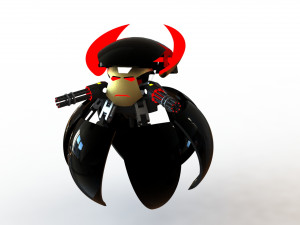 SW100 Iron Bot 3D 打印模型