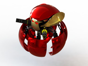 SW100 Iron Bot 3D 打印模型