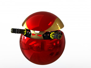 SW100 Iron Bot 3D 打印模型