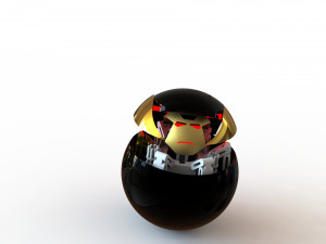 SW100 Iron Bot 3D 打印模型