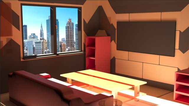 Room 3DMax1 3D 模型 .c4d .max .obj .3ds .fbx .stl .blend 