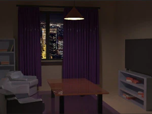 Sala 3DMax2 Modelo 3D