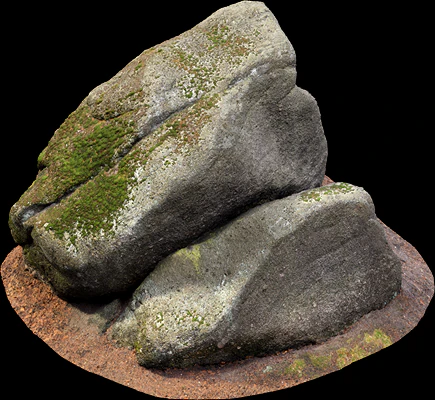 ロック 3Dモデル .c4d .max .obj .3ds .fbx .stl .blend 