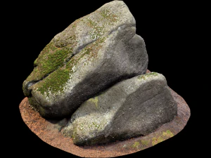 ロック 3Dモデル