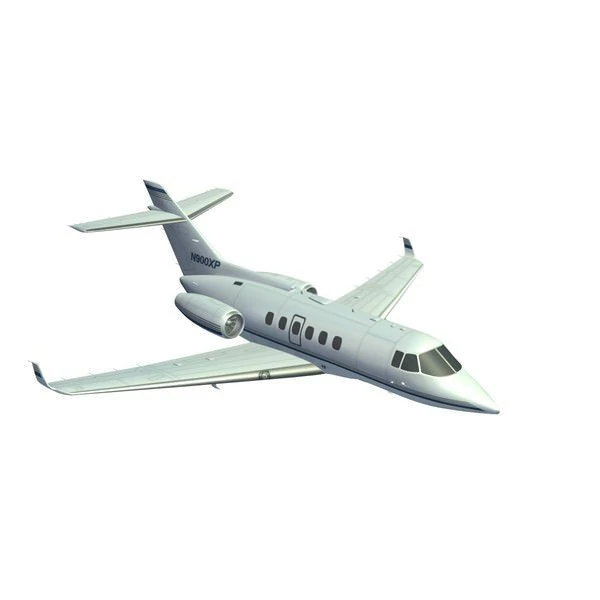 Luxary plane 3D Model .c4d .max .obj .3ds .fbx .stl .blend 