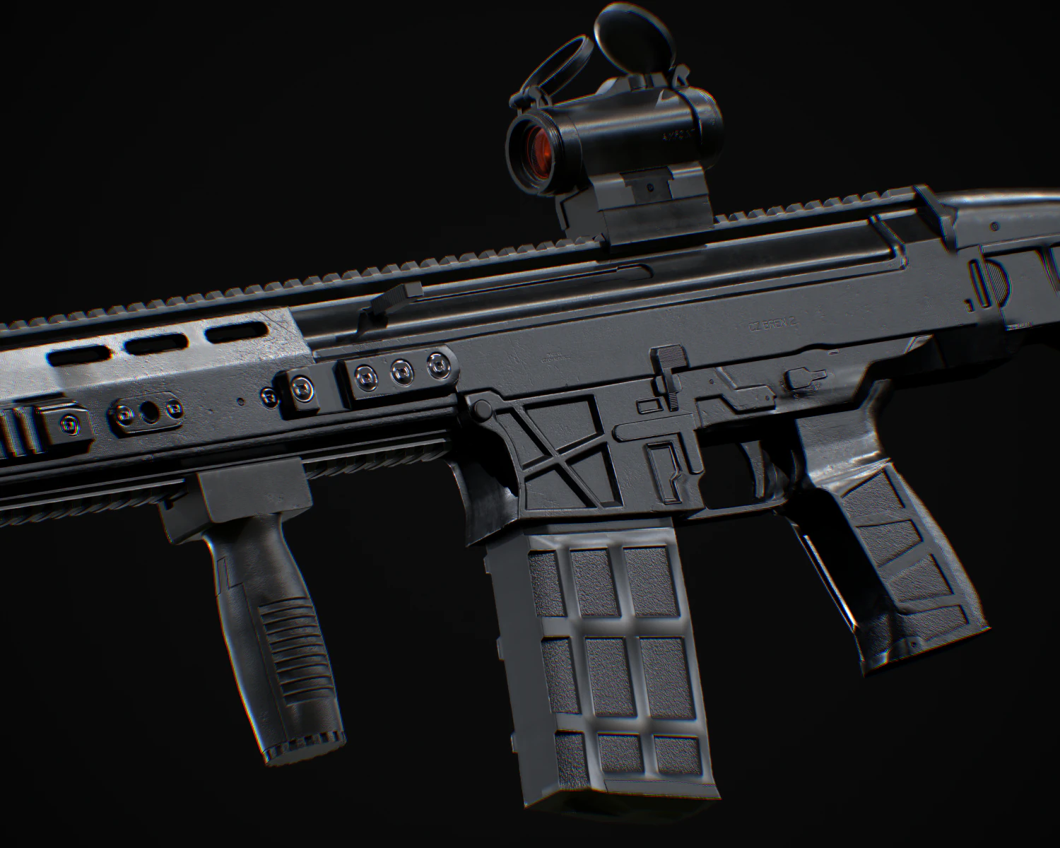 CZ Bren 2 3D Model .c4d .max .obj .3ds .fbx .stl .blend 