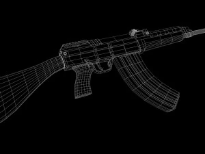 Fucile d'assalto VZ 58 Modello 3D