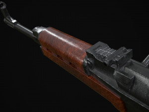VZ 58 Assault Rifle 3D Модель