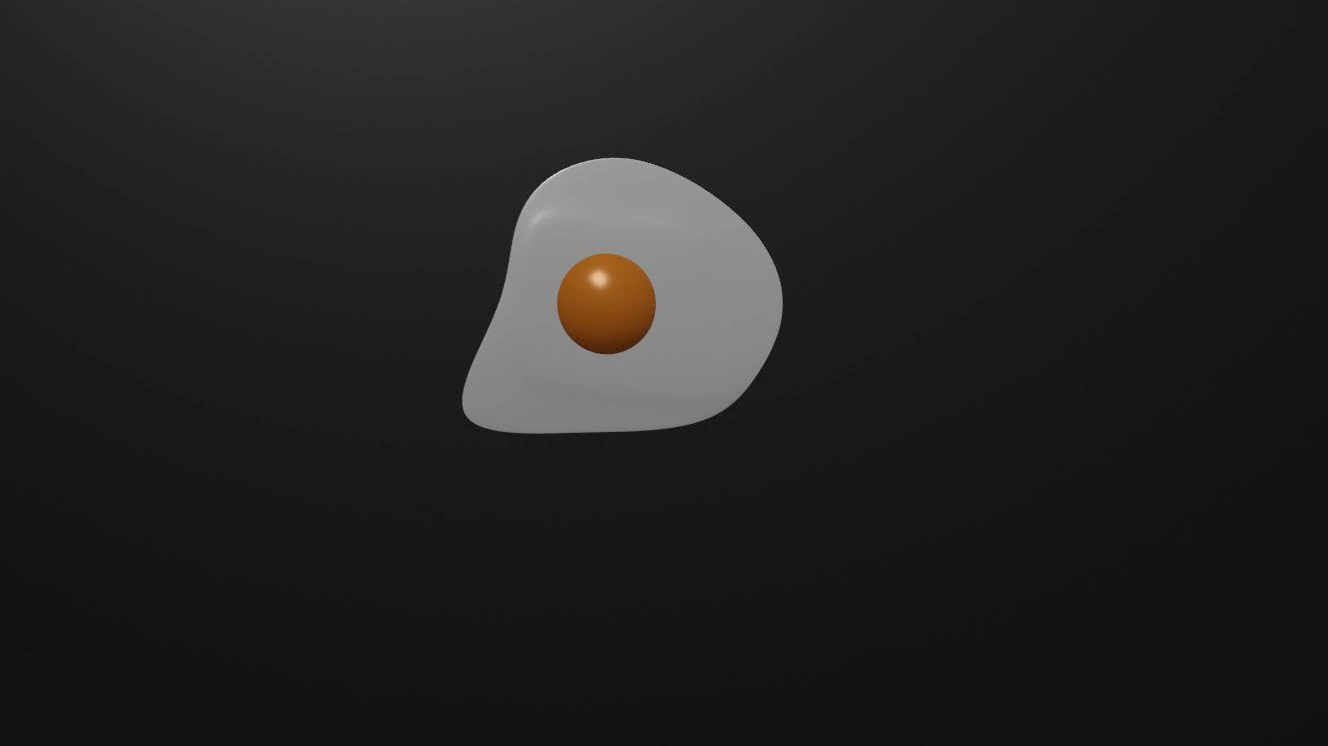 Omeletegg 3D Model .c4d .max .obj .3ds .fbx .stl .blend 