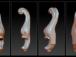 Collection Legs 3d STL Model Relief for CNC 3D 打印模型