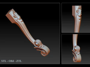 Collezione Gambe Modello 3D STL in rilievo per CNC Modello di stampa 3D