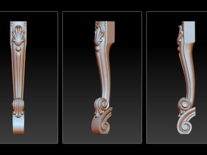 Collection Legs 3d STL Model Relief for CNC Modello di stampa 3D