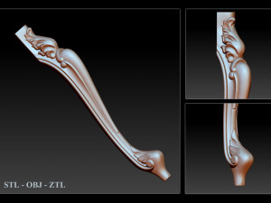 Collection Legs 3d STL Model Relief for CNC Modello di stampa 3D