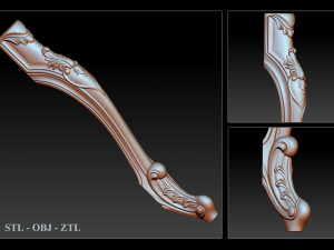 Collection Legs 3d STL Model Relief for CNC Modello di stampa 3D