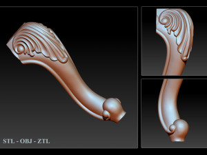 Collection Legs 3d STL Model Relief for CNC Modello di stampa 3D