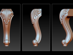 Collection Legs 3d STL Model Relief for CNC Modello di stampa 3D