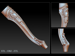 Collection Legs 3d STL Model Relief for CNC Modello di stampa 3D