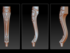 Collection Legs 3d STL Model Relief for CNC Modello di stampa 3D