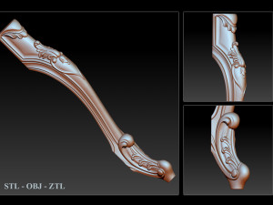 Collection Legs 3d STL Model Relief for CNC Modello di stampa 3D