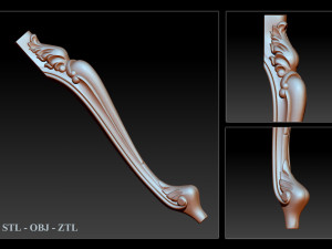 Collection Legs 3d STL Model Relief for CNC Modello di stampa 3D