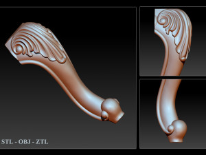 Collection Legs 3d STL Model Relief for CNC Modello di stampa 3D