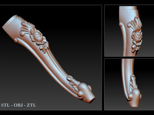 Collection Legs 3d STL Model Relief for CNC Modello di stampa 3D