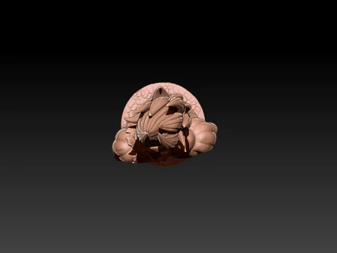 Classic Goku Bust 3D Printable Model 3D Print Model