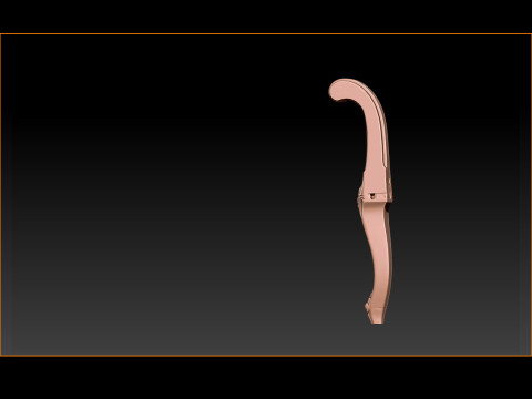 Classic Table and Chair Leg Model Kit 036 3D 打印模型