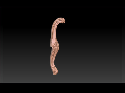 Classic Table and Chair Leg Model Kit 036 3D 打印模型