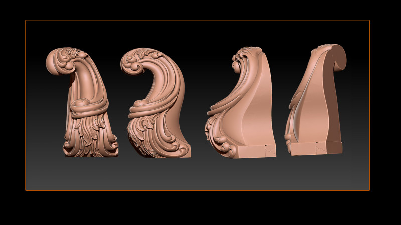 Classic Table and Chair Leg Model Kit -047 3D Принт Модель .c4d .max .obj .3ds .fbx .stl .blend