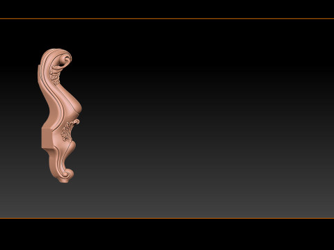 Classic Table and Chair Leg Model Kit - 049 Model Cetak 3D