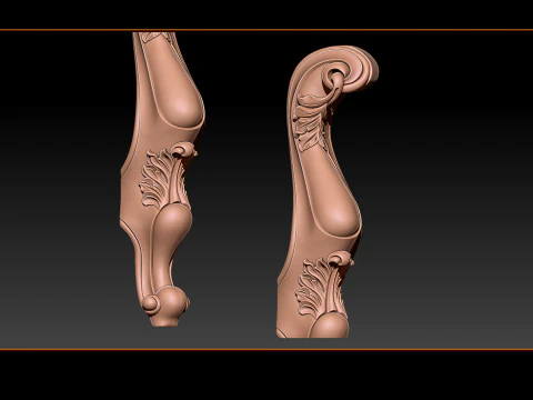 Classic Table and Chair Leg Model Kit - 049 3D Print Model
