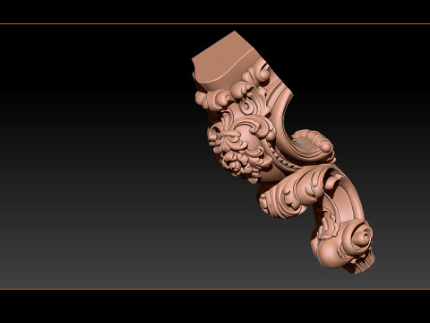 Classic Table and Chair Leg Model Kit - 059 3D Принт Модель