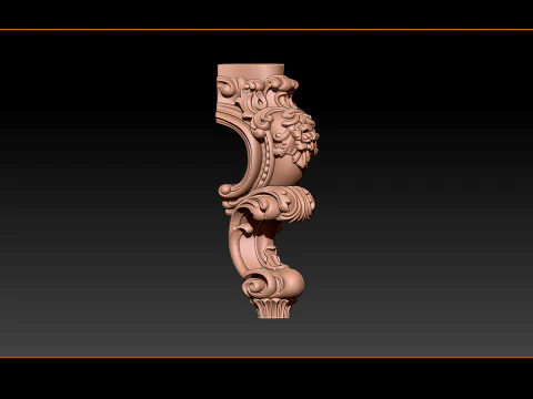 Classic Table and Chair Leg Model Kit - 059 3D Print Model